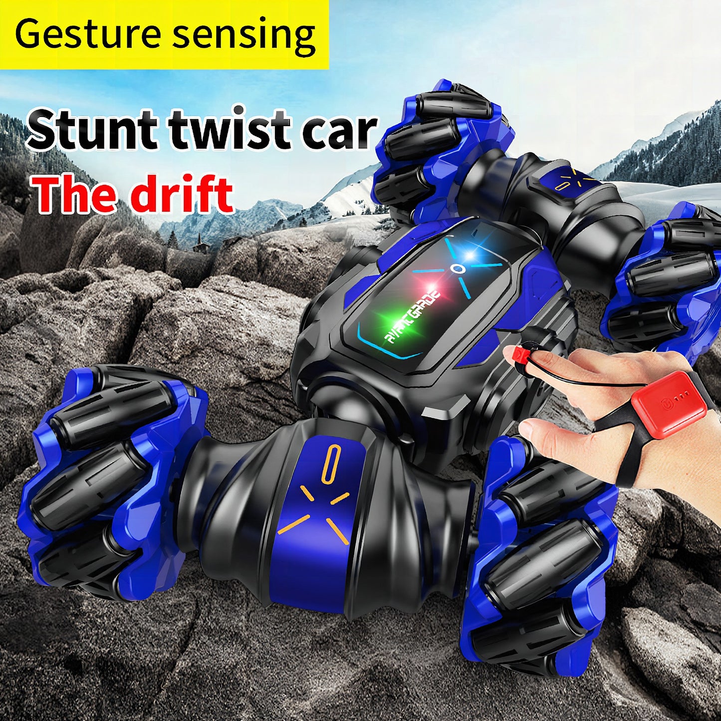 GestureRacer™ — Auto Acrobático 4x4 con Control por Gestos