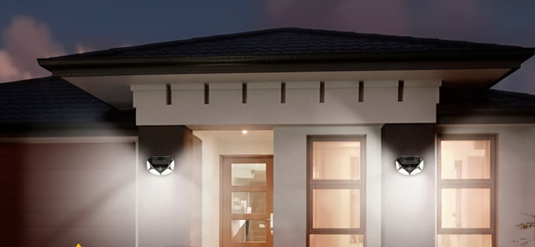Lámpara Solar LED — Sensor de Movimiento