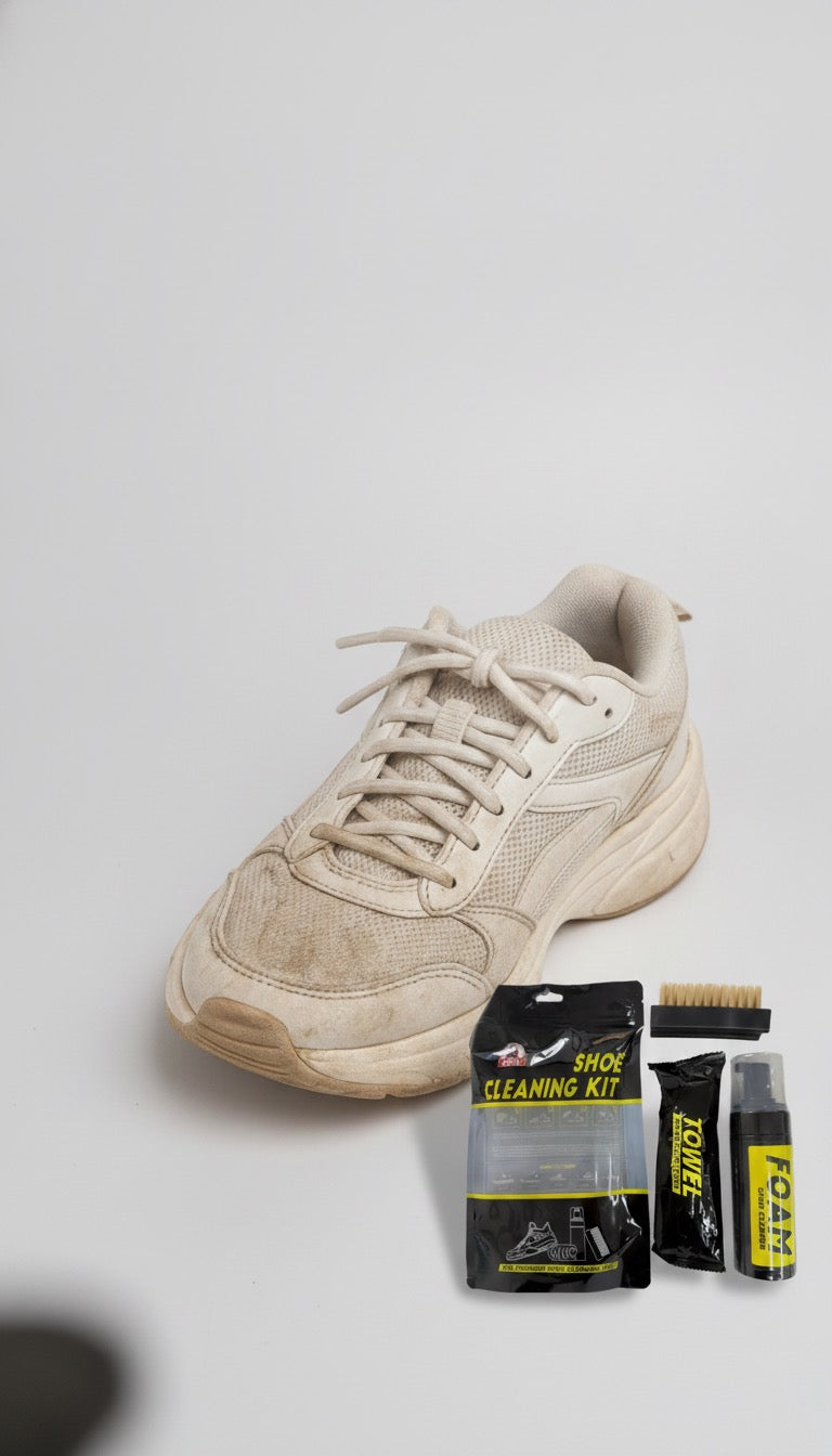 Kit Limpieza Zapatilla™ — Espuma Blanqueadora